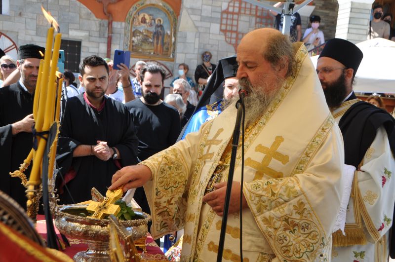 Πανήγυρις τῆς μεταστάσεως τῆς Ὑπεραγίας Θεοτόκου στήν Ἱερά Μονή Εἰκοσιφοινίσσης - 2021